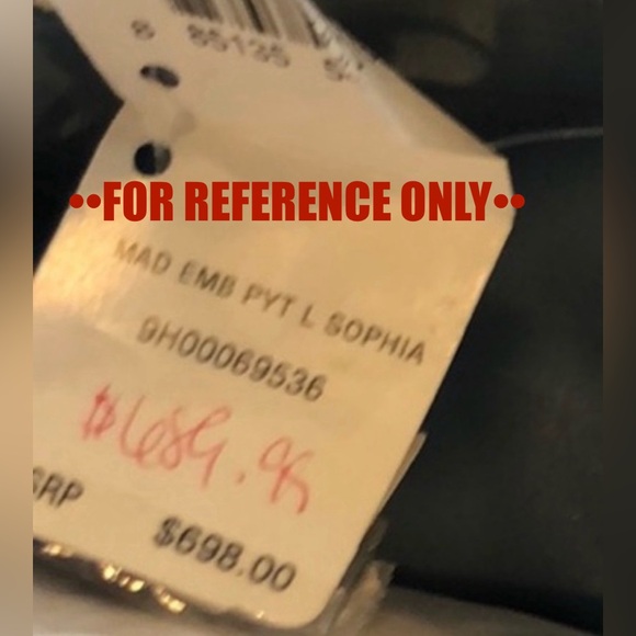 COACH Madison Sophia Python Embossed Leather Satchel/Shoulder Bag - Picture 17 of 17